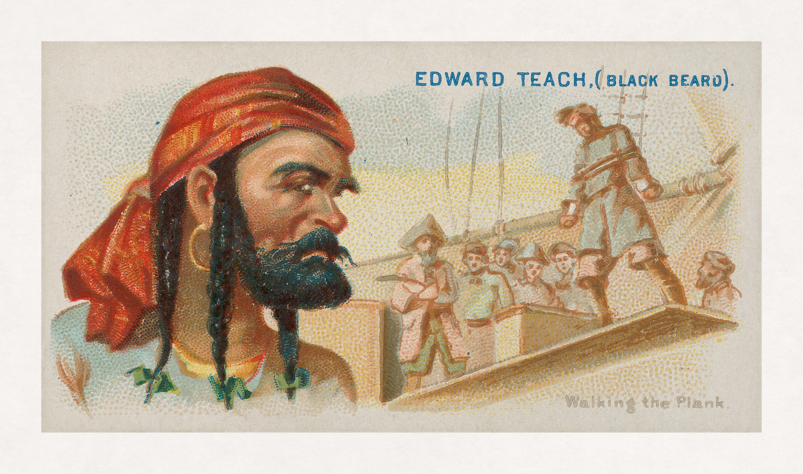 illustration of Edward Teach